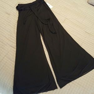 Final Reduction SHEER BLACK Evening wear Pants